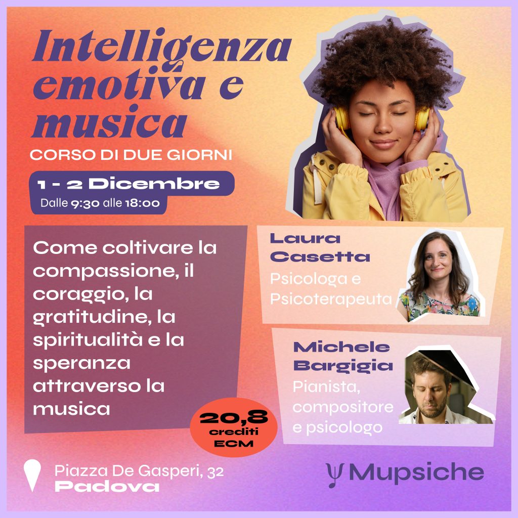 volantino intelligenza emotiva e musica