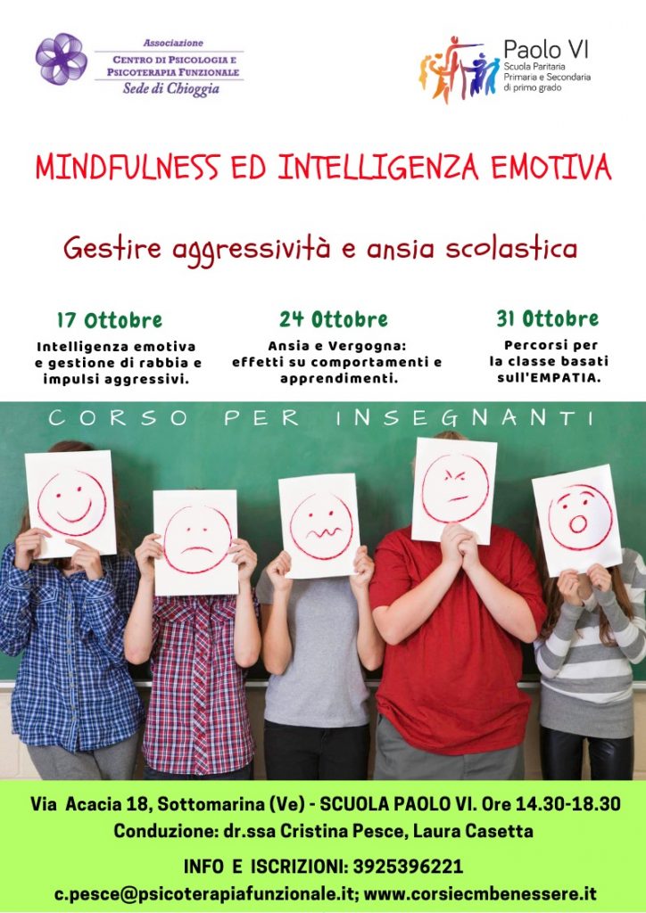 aggressività e ansia scolastica - corso insegnanti